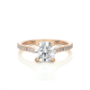 Picture of 1.20 Carat Solitaire with Accents Diamond Ring (1.60 CTW Diamonds)