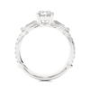 Picture of 1.50 Carat Round and Baguette Cut Three Stone Diamond Ring.