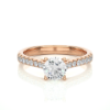 Picture of A Stunning 0.60 Carat Solitaire Ring.(0.85 CTW Diamonds)