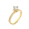 Picture of 0.60 Carat solitaire Diamond Ring, Perfect For Any Occasion.(0.80 CTW Diamonds)