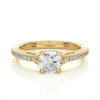 Picture of A Stunning  1.10 Carat Solitaire Ring ,Sparkling With Beauty.(1.30 CTW Diamonds)