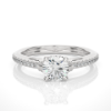 Picture of A Stunning  1.10 Carat Solitaire Ring ,Sparkling With Beauty.(1.30 CTW Diamonds)