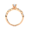 Picture of 0.90 Carat Total Floral Design Ring