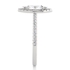 Picture of 0.90 Carat Total Marquise Lab Diamond Halo Ring.