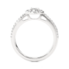 Picture of 0.90 Carat Total Marquise Lab Diamond Halo Ring.