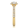 Picture of 1.11 Carat Total Halo Lab Grown Diamond Ring.