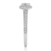 Picture of 0.95 Carat Total Halo Lab Diamond Ring.