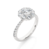 Picture of 1.65 Carat Floral Design Lab Grown Diamond Ring.