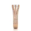 Picture of Tri Band Grace - 1 CT Solitaire, 1.50 Carat CTW Total Sparkle
