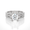 Picture of Tri Band Grace - 1 CT Solitaire, 1.50 Carat CTW Total Sparkle