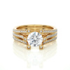 Picture of Tri Band Grace - 1 CT Solitaire, 1.50 Carat CTW Total Sparkle