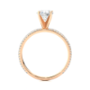 Picture of The Aurora Ring (0.80CT Solitaire, 1.10CTW Diamonds)