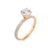 Picture of The Aurora Ring (0.80CT Solitaire, 1.10CTW Diamonds)