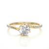 Picture of 0.75 Carat Diamond Ring, its intricate Spiral design catching the light and the eye.