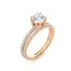 Picture of The Celeste Ring (Featuring 0.80 CT Solitaire & 1.35 CTW Diamonds)
