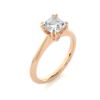 Picture of 1.35 Carat Lab Grown Diamond Princess Cut Solitaire Ring.