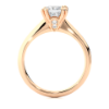 Picture of 1.40 Carat Lab Grown Diamond Princess Cut Solitaire Ring.