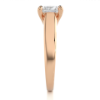Picture of Princess Cut Lab Grown Diamond 1.35 CT Solitaire Ring With A Sleek ,Modern Band Design.