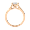 Picture of Princess Cut Lab Grown Diamond 1.35 CT Solitaire Ring With A Sleek ,Modern Band Design.