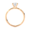 Picture of Beautiful 0.80 CT Princess Cut Diamond Solitaire Ring With a Sleek Band Design.