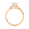 Picture of Modern Solitaire Ring Featuring A striking 0.80 CT Princess Cut diamond.