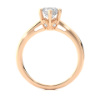 Picture of 1 Carat Solitaire Ring With A Six Prong Setting.