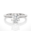 Picture of 1 Carat Solitaire Ring With A Six Prong Setting.