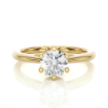 Picture of 1 Carat Solitaire Ring With A Six Prong Setting.