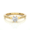 Picture of 0.90 CT Round Solitaire Ring With A Six Prong Setting.