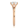 Picture of 1.10 Carat Round Solitaire with Shank And Six Prongs.