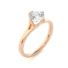 Picture of Classic Solitaire Ring With A Dazzling 0.60CT Center Stone.