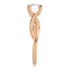Picture of Modern 0.70CT Solitaire Design With An Eye Catching Band Detail.