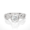 Picture of Modern 0.70CT Solitaire Design With An Eye Catching Band Detail.