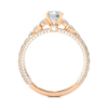 Picture of Beautiful 0.70ct Solitaire Engagement Ring With Accent Stones - 1.90CTW Diamonds