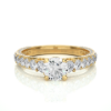 Picture of Beautiful 0.70ct Solitaire Engagement Ring With Accent Stones - 1.90CTW Diamonds