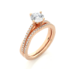 Picture of Eterna Duo - 0.50CT Solitaire & 0.75CTW Diamond Ring