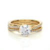 Picture of Eterna Duo - 0.50CT Solitaire & 0.75CTW Diamond Ring