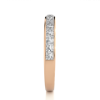 Picture of 1 Carat Princess Cut Lab Grown Diamond Half Eternity band.