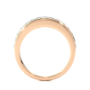 Picture of 1 Carat Princess Cut Lab Grown Diamond Half Eternity band.