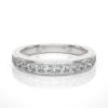 Picture of 1 Carat Princess Cut Lab Grown Diamond Half Eternity band.