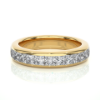 Picture of Simple Yet Stylish Princess Band With a Textured Detail - (1.10 CTW Diamonds)
