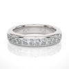 Picture of Elegant Band Featuring A Row Of Princess Cut Diamonds- 0.50ctw Diamonds