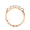 Picture of Stylish Five Stone Band With A Classic Design - 1ctw Diamonds