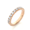 Picture of 1 Carat Lab Grown Diamond Pave Setting Eternity Band.