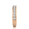 Picture of 0.92 Carat Lab Diamond Half Eternity Band.