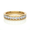 Picture of 1 Carat Lab Diamond Half Eternity Band.