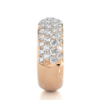 Picture of Triple Row Diamond Pave Band With Brilliant Sparkle.- 1.90ctw Diamonds