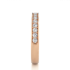 Picture of  Half Eternity Band With Channel Set Round Diamonds.
