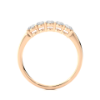 Picture of Five Stone Band With Round Diamonds- 0.50 Ctw Diamonds