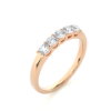 Picture of Five Stone Band With Round Diamonds- 0.50 Ctw Diamonds